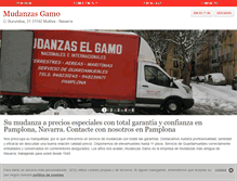 Tablet Screenshot of mudanzaselgamo.com